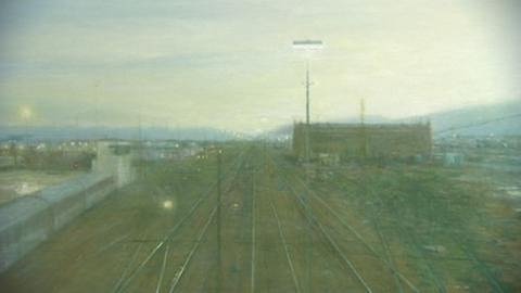 Gemälde mit Bahngleisen und Bahnhof (Foto: SWR, SWR -)