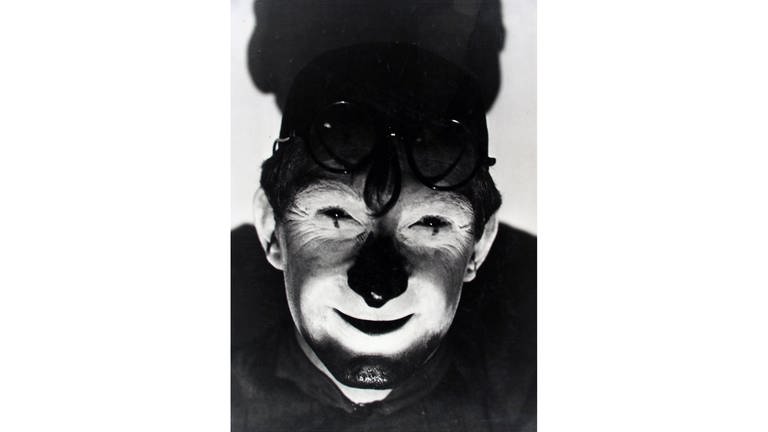 Irene Bayer, Andor Weininger als Clown (Foto: Pressestelle, Museum Folkwang, Essen)