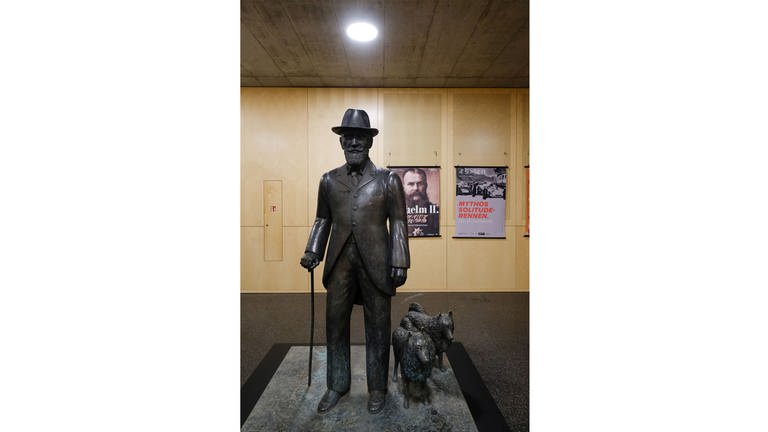 Bronzestatue Wilhelms II., um die ein Streit entbrannt ist (Foto: Pressestelle, Stadtpalais Stuttgart, Foto: Leif Piechowski)