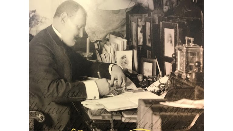 Wilhelm II.  verbrachte viel Zeit an seinem Schreibtisch (Foto: SWR, Silke Arning)