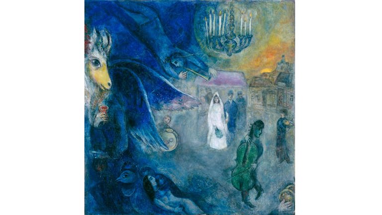 Marc Chagall - Welt in Aufruhr (Foto: Pressestelle, Schirn Kunsthalle Frankfurt, VG Bild-Kunst, Bonn 2022, ProLitteris Zürich)