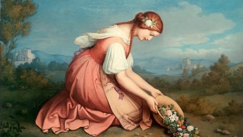Marie Ellenrieder , „Knieendes Maedchen“ von 1841 