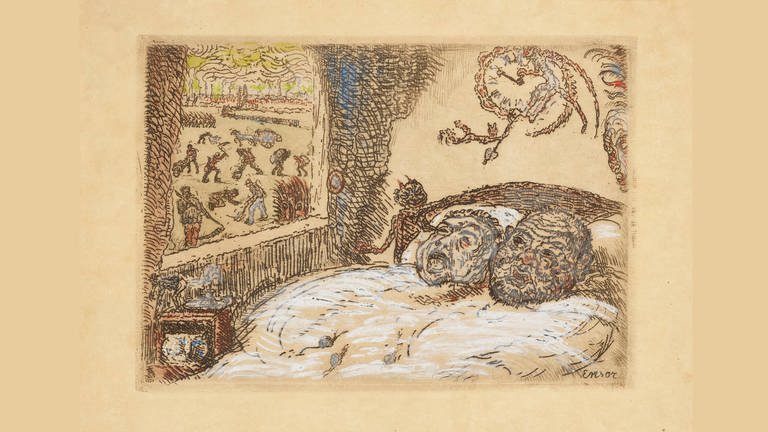 James Ensor: Das druckgraphische Werk aus der Sammlung Deckers (Foto: Pressestelle, Steven Decroos)
