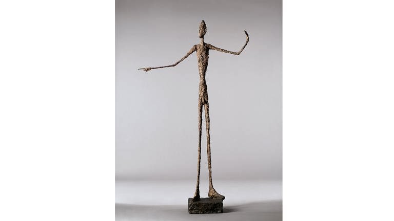 Alberto Giacometti: Zeigender Mann (Foto: picture-alliance / Reportdienste, Visko Hatfield)