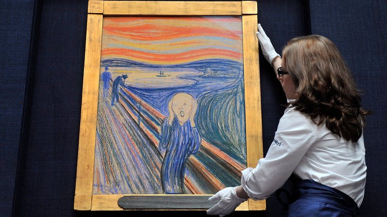 Edvard Munch: Der Schrei (Foto: picture-alliance / Reportdienste, picture alliance / dpa/ Andy Rain)