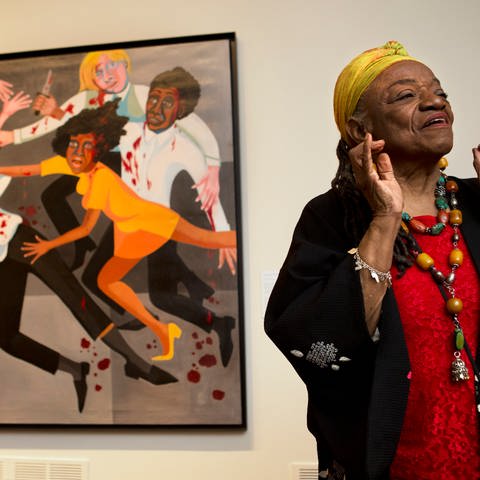 Afroamerikanische Kunst (Foto: picture-alliance / Reportdienste, ASSOCIATED PRESS | Jacquelyn Martin)