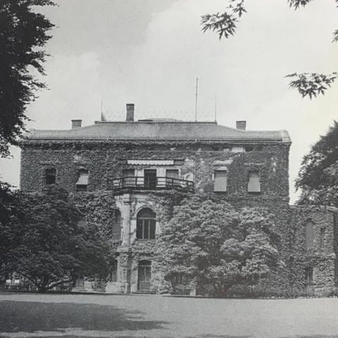 Altes Foto der Villa Merkel. Foto aus dem Familiennachlass etwa um 1940