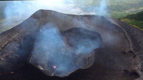 Vulkan in Vanatu, fotografiert von Ulla Lohmann (Foto: Ulla Lohmann)