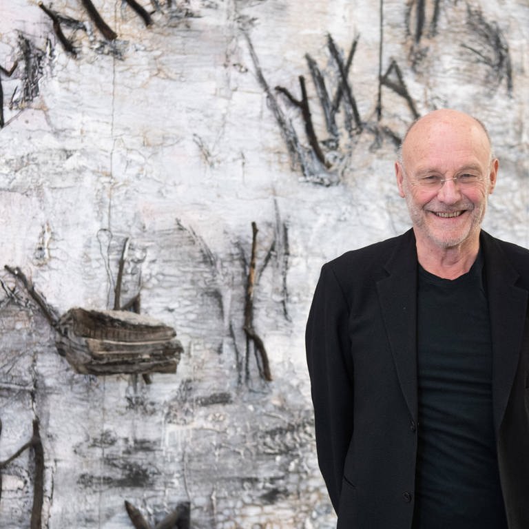Anselm Kiefer pictured at the opening of his exhibition, Stringtheorie. Nornen (Urd, Verdandi, Skuld), Runen and Gordischer Knoten , at the White Cube Bermondsey in London. Archivfoto (Foto: IMAGO, PA Images)