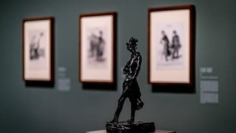 Ausstellungsbilder aus dem Städel zu "Honoré Daumier" 