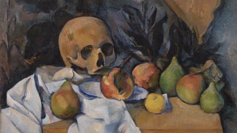 Paul Cezanne: Stillleben mit Totenkopf (Nature morte au crâne)