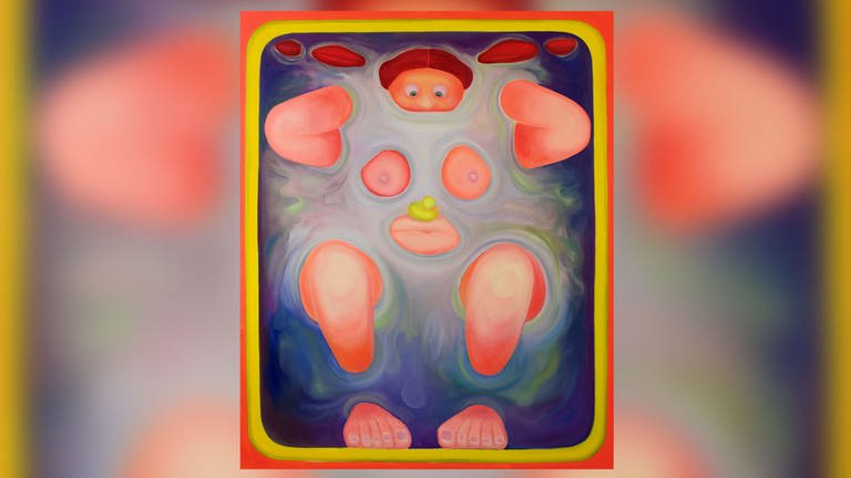 André Wendland: Life Raft (2023), oil on canvas , 170x140 cm – Sonderausstellung „Academy Square“ auf der art KARLSRUHE 2024