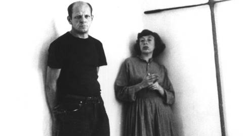 Lee Krasner und Jackson Pollock (Foto: picture-alliance / Reportdienste, dpa Bildfunk, UPI Hans Namuth)