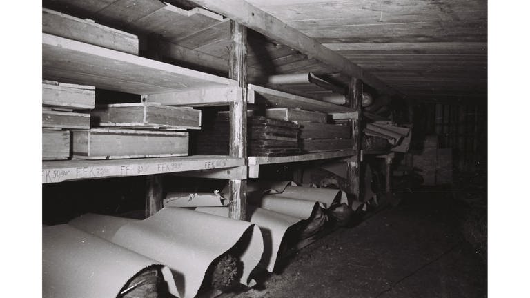 Einlagerungen Salzbergwerk Altaussee, 194344 (Foto: Pressestelle, Eva Kraft)