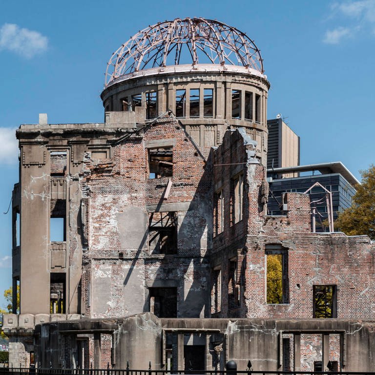 Atombombenkuppel in Hiroshima (Foto: IMAGO, image BROKER/Moritz Wolf)