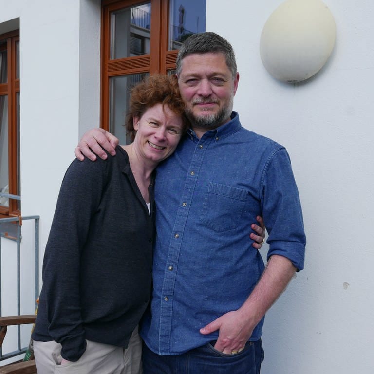 Tina Molin mit ihrem Mann Johannes (Foto: Tini von Poser)