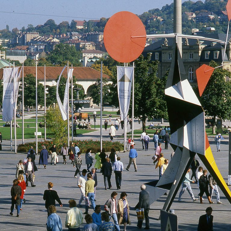 Stuttgart in den 1980ern aus dem Bildband "Schleyerhalle, Späth und VfB - Stuttgart in den 80ern" von Horst Rudel und Thomas Borgmann (Foto: Horst Rudel)