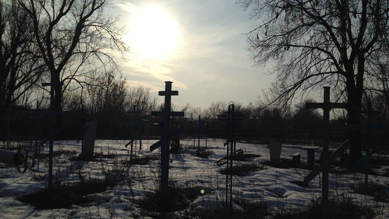 Deutscher Friedhof an der Wolga (Foto: SWR, Merle Hilbk)