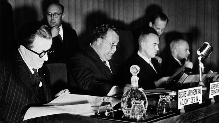 3. Weltgesundheitskonferenz in Genf - 1950 (Foto: picture-alliance / Reportdienste, picture alliance / dpa)