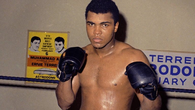 Boxer Cassius Marcellus Clay Jr. aka Muhammad Ali