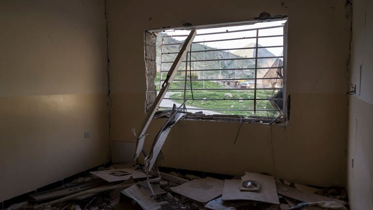 Zerstörtes Krankenhaus nach einem Angriff (Foto: Daniela Sala)