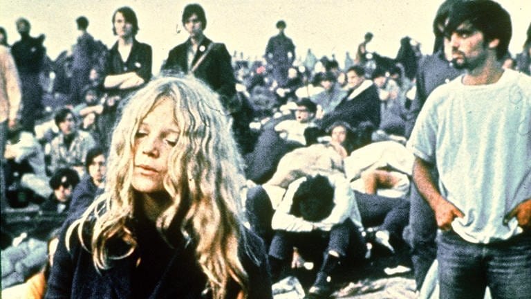 Festivalbesucher bei Woodstock '69