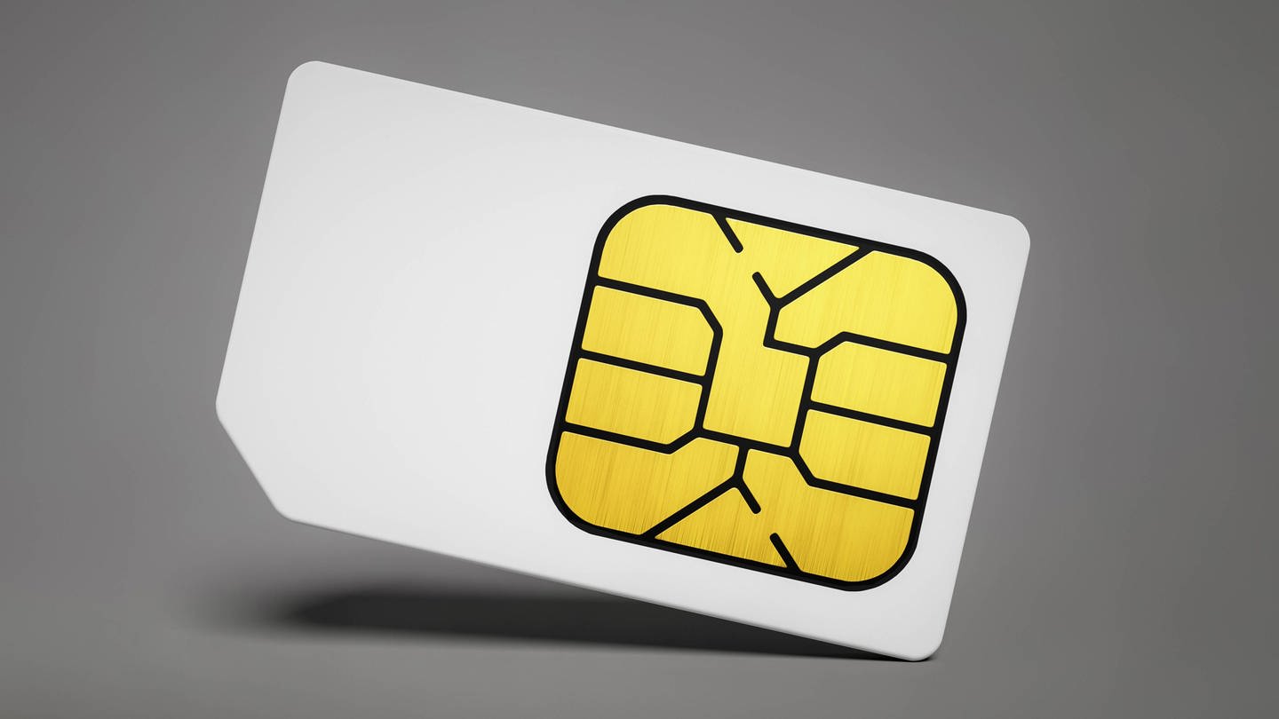 SIM-Karte, Computergrafik sim card (Foto: IMAGO, imago images / blickwinkel)