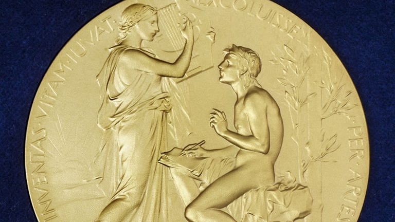 Literatur Nobelpreis Medaille Rückseite (Foto: picture-alliance / dpa, picture-alliance / dpa - Lovisa Engblom)