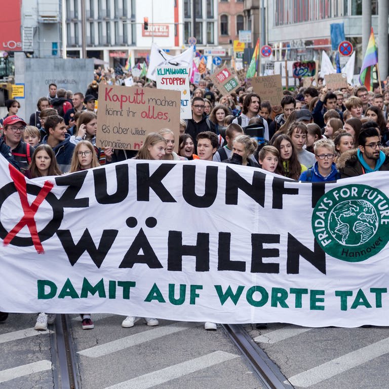 „Fridays for Future” - Protest (Foto: picture-alliance / Reportdienste, picture alliance / NurPhoto / Foto: Peter Niedung)