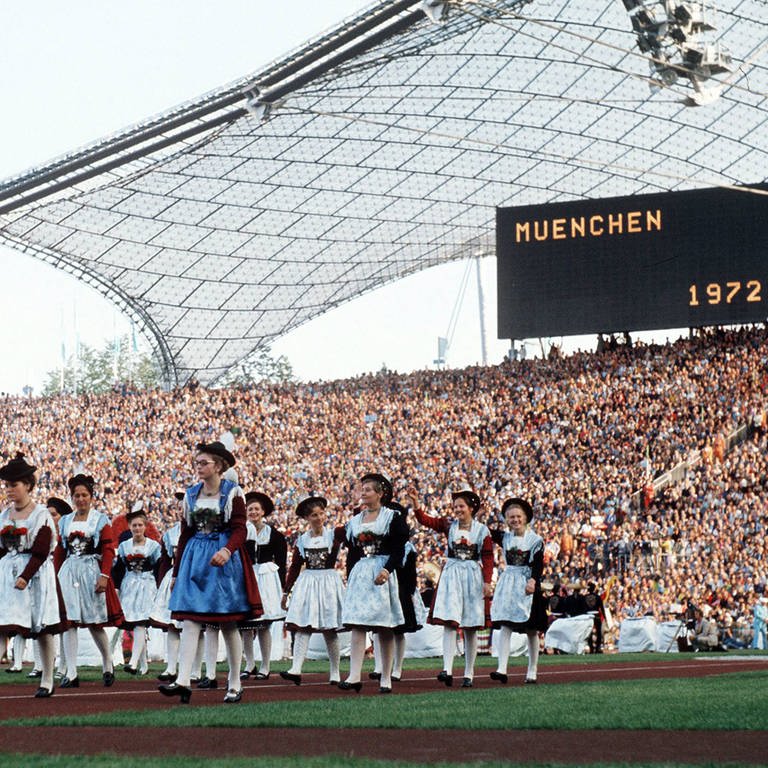 Eröffnungsveranstaltung der Olympischen Sommerspiele 1972 in München (Foto: IMAGO, IMAGO / Sven Simon)