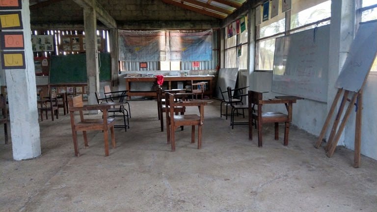 Die Grundschule nach Schulschluss (Foto: HondurasDelegation)