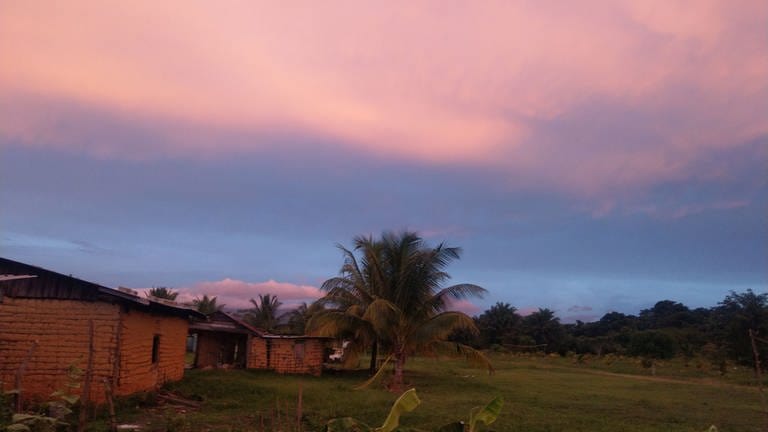 Sonnenuntergang in Vallecito (Foto: HondurasDelegation)