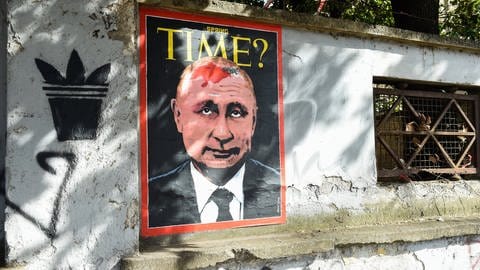 Street Art Putin Time Magazine (Foto: IMAGO, imago images/ZUMA Wire)