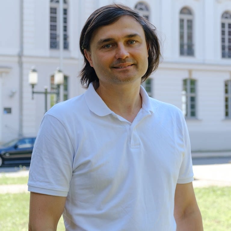 Kulturwissenschaftler Roman Dubasevych (Foto: LUKAS VOIGT / Universität Greifswald)