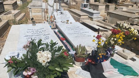Das Grab von Shireen Abu Akleh (Foto: SWR, Nadja Odeh)