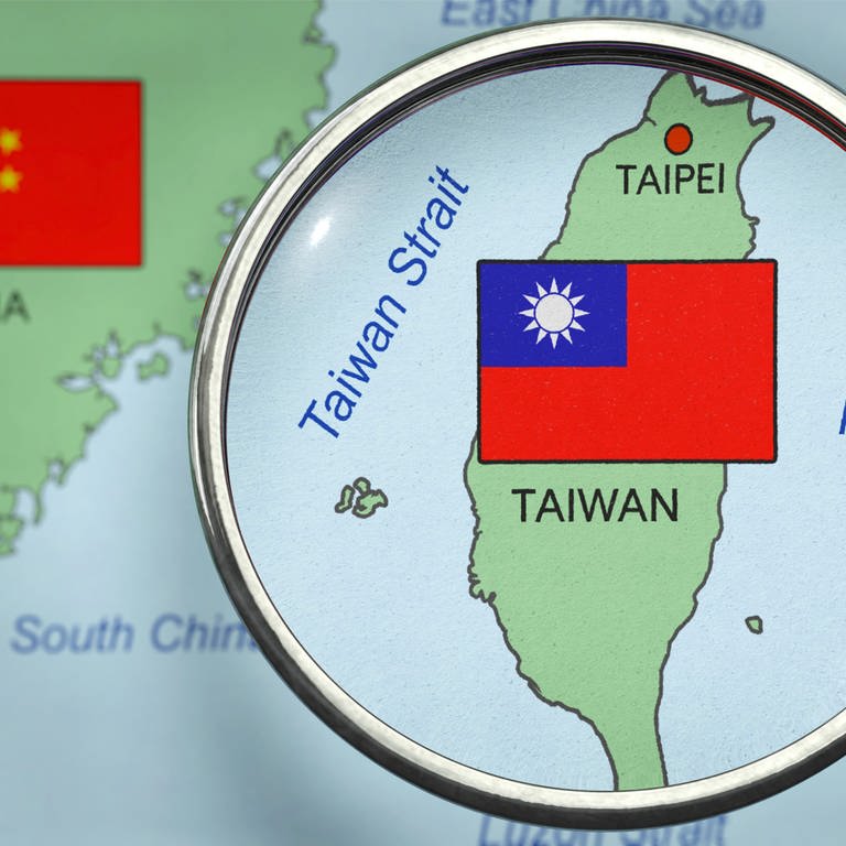 Symbolbild zum Thema Konflikt zwischen China und Taiwan (Foto: picture-alliance / Reportdienste, Zoonar | DesignIt)