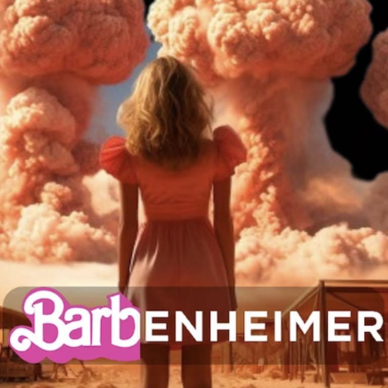 „Barbenheimer“ - Internetphänomen  zum Filmstart von „Barbie“ und „Oppenheimer“ (Foto: Pressestelle, dailyo)