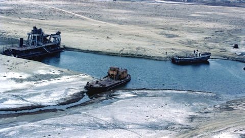 Ausgetrockneter Aralsee im Jahr 1996  (Foto: IMAGO, IMAGO / ITAR-TASS)