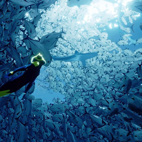 "Abzu-Makrelen" aus "Into the Deep", Computerspiel