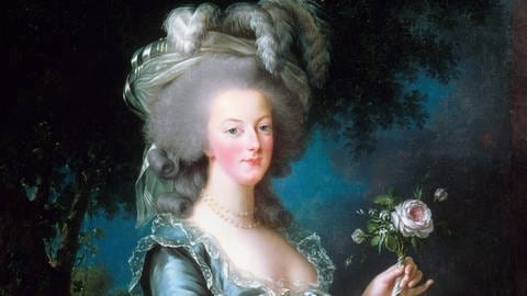 Frankreichs Königin Marie Antoinette (Porträt von Elisabeth Vigée Le Brun)
