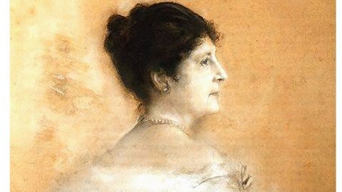 Gemaltes Porträt von Freifrau Sophie von Heyl