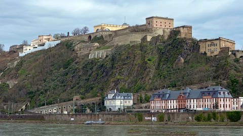 Festung Ehrenbreitstein am Rhein, Koblenz