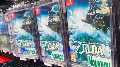 "The Legend of Zelda: Tears of the Kingdom" im französischen Einzelhandel