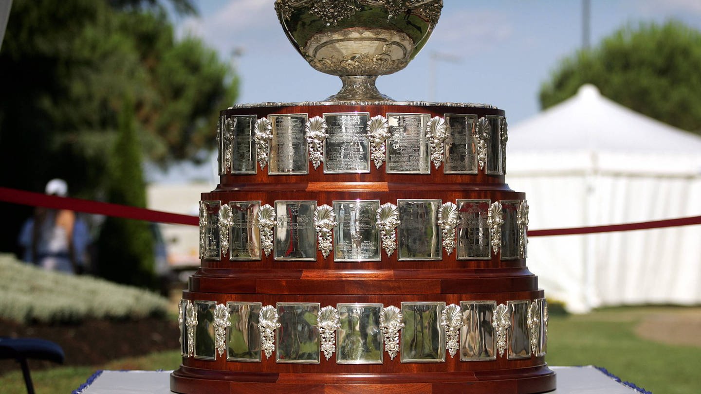 Davis Cup Trophäe (Foto: IMAGO, IMAGO / Eisele)