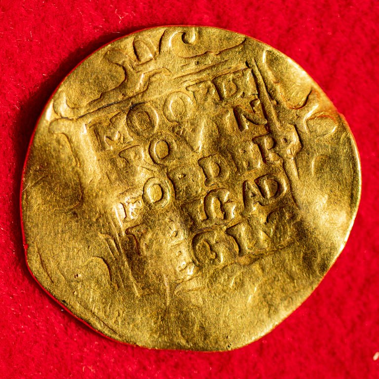Eine Gold-Dukate aus dem Jahr 1608 (Foto: dpa Bildfunk, picture alliance / dpa / Andreas Arnold)