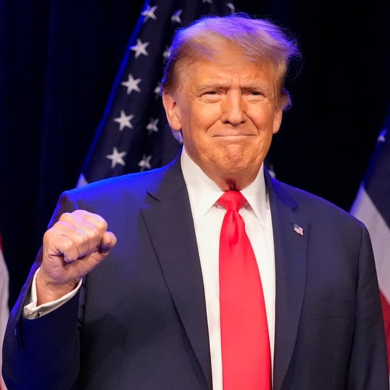 Donald Trump, ehemaliger US-Präsident und Bewerber um die Präsidentschaftskandidatur der Republikaner