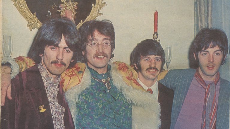 Die Beatles 1967, v.l. George Harrison, John Lennon, Ringo Starr, Paul McCartney (Foto: dpa Bildfunk, Foto: Land of Lost Content Collection)