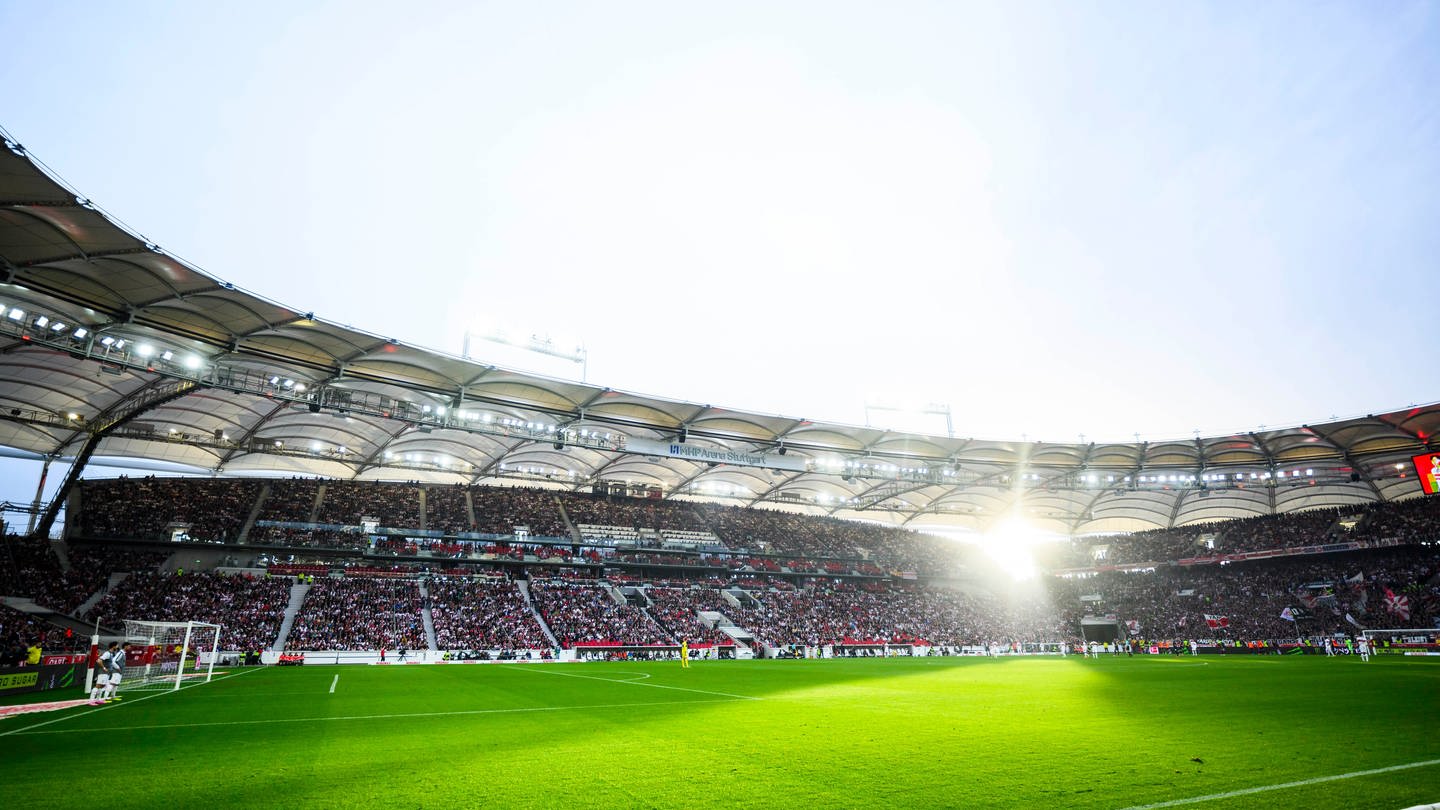 Grüner Rasen der MHP Arena in Stuttgart (Foto: dpa Bildfunk, picture alliance/dpa | Tom Weller)