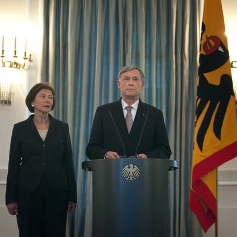 Horst Köhler und seine Frau Eva Luise