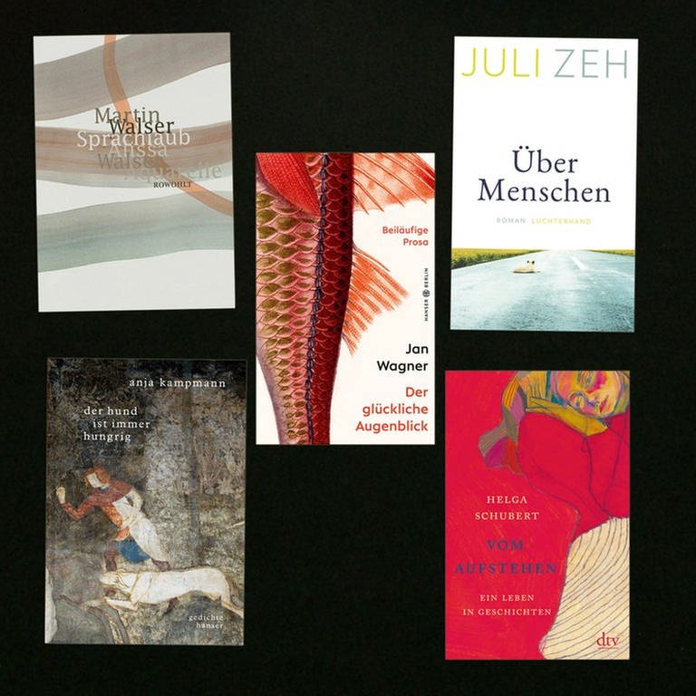 Bücher des lesenswerts Magazins vom 21.3.2021 (Foto: Pressestelle, Luchterhand Verlag, dtv, Rowohlt Verlag, Hanser Verlag)